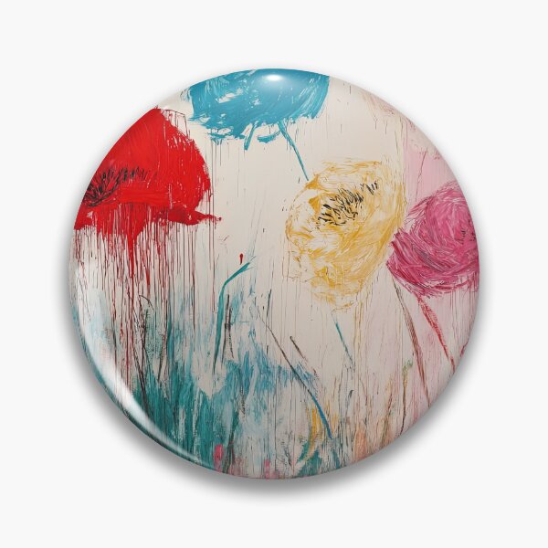 Item preview, Original Paintings by Cy Twombly, Cy Twombly Color Landscape Art designed and sold by OilArtLittle.