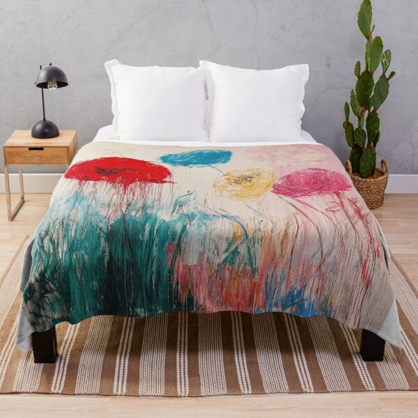 Item preview, Original Paintings by Cy Twombly, Cy Twombly Color Landscape Art designed and sold by OilArtLittle.