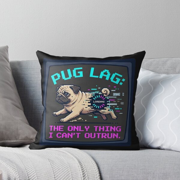 Item preview, Pug Lag: The only thing I can't outrun designed and sold by Christopher Faxon.