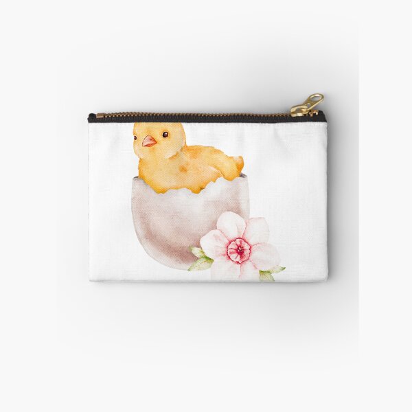 Item preview, Cute Baby Chick Hatching from Egg – Watercolor Spring Chick Design designed and sold by Artsy Corner.