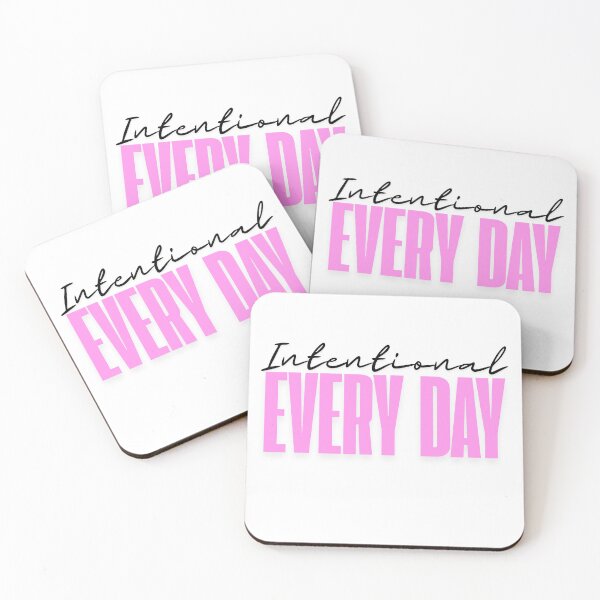 Item preview, Intentional Every Day – Minimalist Discipline & Mindful Living Quote designed and sold by AXIS-EQUILIBRIO.