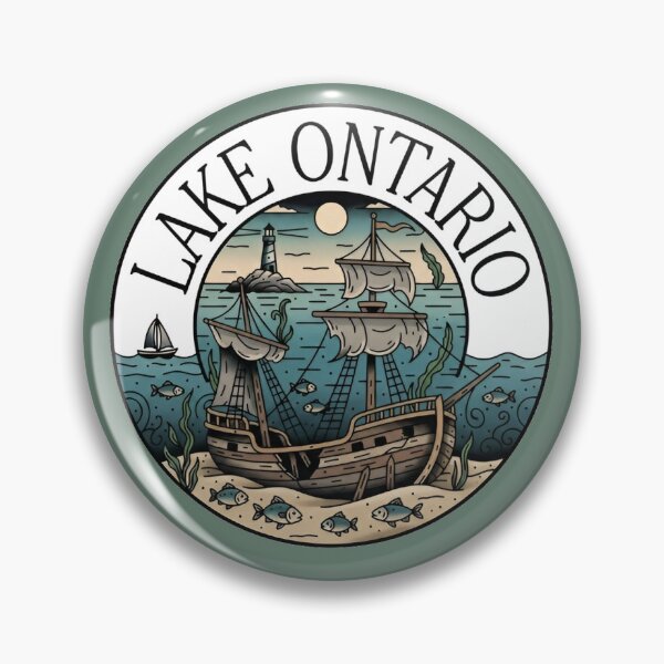 Item preview, Lake Ontario designed and sold by Broken Antler Designs .