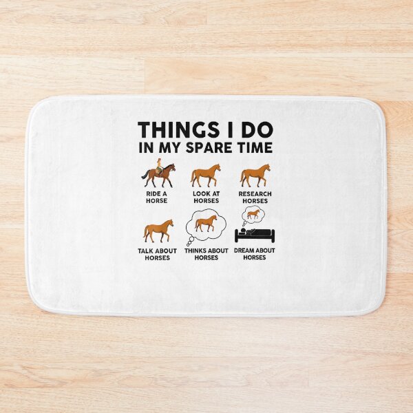 Item preview, Horse-Shirt Women Girl Things I Do in My Spare Time Funny designed and sold by Goleon12.
