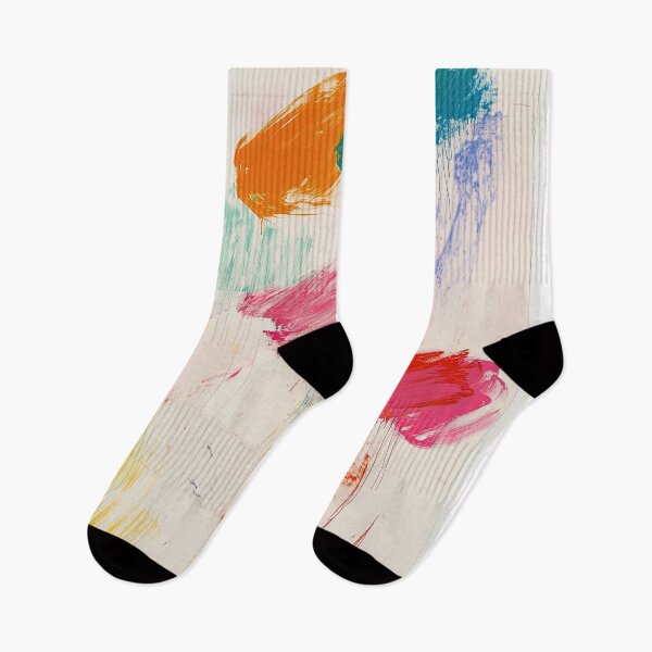 Item preview, Original Paintings by Cy Twombly, Cy Twombly Color Landscape Art designed and sold by OilArtLittle.