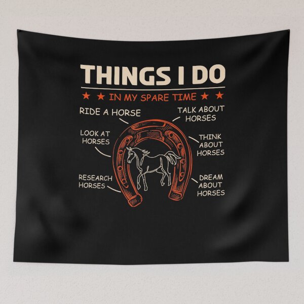 Item preview, Horse Things I Do In My Spare Time Funny Horses designed and sold by Goleon12.