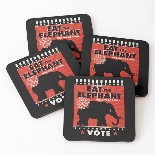 Item preview, Eat The Elephant VOTE designed and sold by Parachute425.