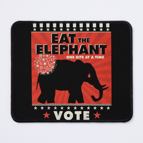 Item preview, Eat The Elephant VOTE designed and sold by Parachute425.