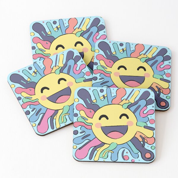 Item preview, Happy Emoji Explosion | Colorful Smile Face Design designed and sold by MartynaKanik.