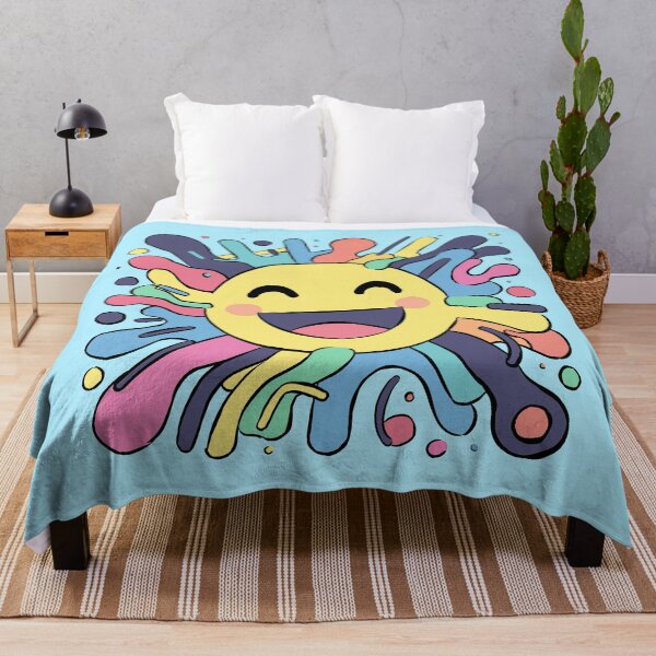 Item preview, Happy Emoji Explosion | Colorful Smile Face Design designed and sold by MartynaKanik.