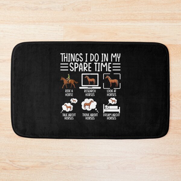 Item preview, Things I Do In My Spare Time Funny Horse Lovers Women Girls designed and sold by Goleon12.