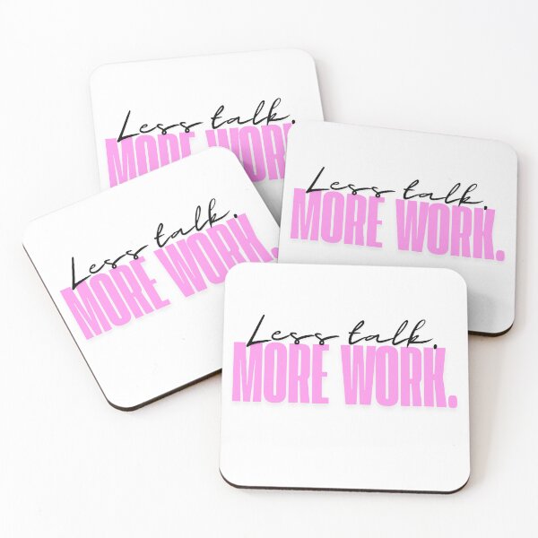 Item preview, Less Talk. More Work. – Minimalist Discipline & Action Mindset Quote designed and sold by AXIS-EQUILIBRIO.