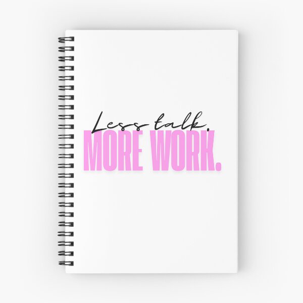 Item preview, Less Talk. More Work. – Minimalist Discipline & Action Mindset Quote designed and sold by AXIS-EQUILIBRIO.
