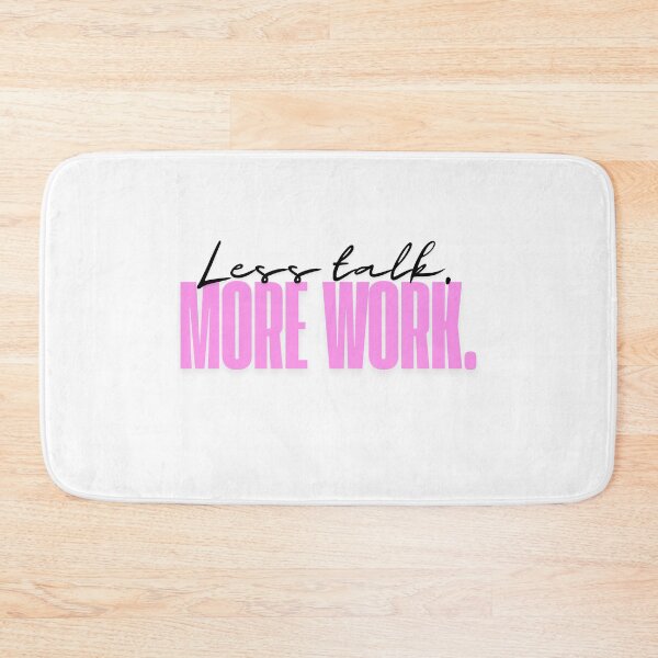 Item preview, Less Talk. More Work. – Minimalist Discipline & Action Mindset Quote designed and sold by AXIS-EQUILIBRIO.