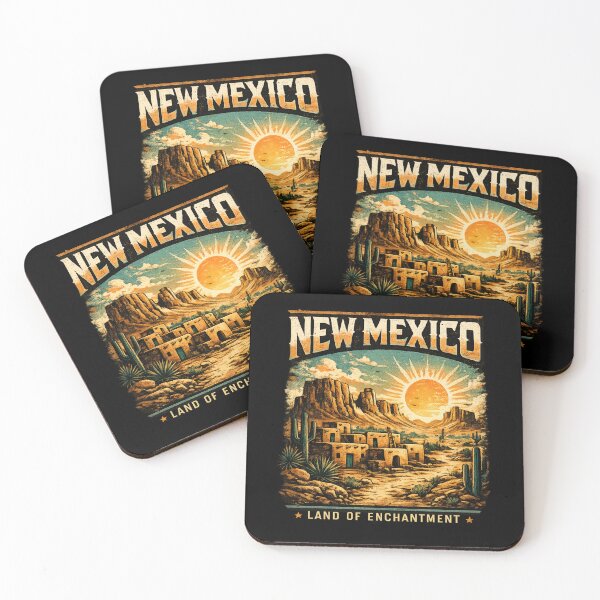 Item preview, Vintage New Mexico Desert Sunset – Land of Enchantment designed and sold by SidTastic .