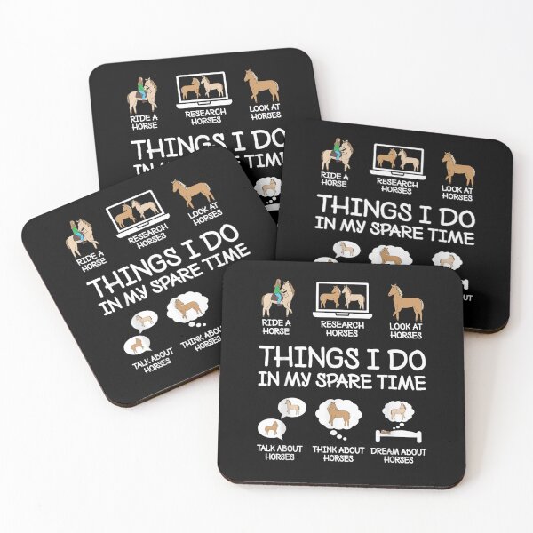 Item preview, Things I Do in My Spare Time Funny Horse Lovers Women Girls designed and sold by Goleon12.