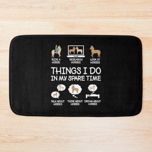 Item preview, Things I Do in My Spare Time Funny Horse Lovers Women Girls designed and sold by Goleon12.