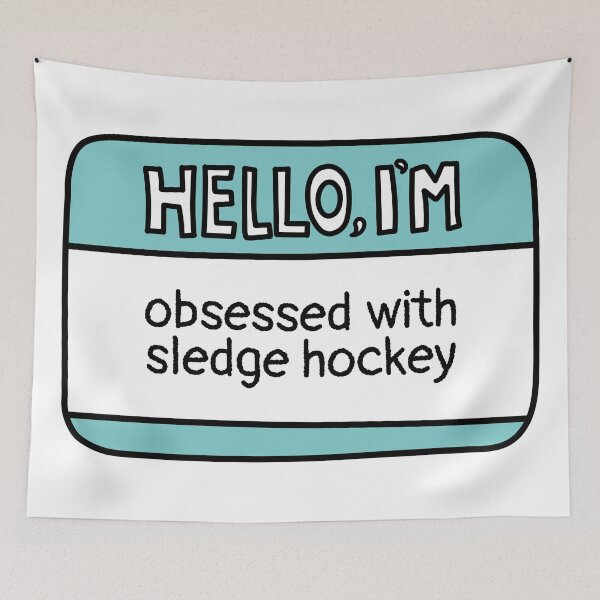 Item preview, I'm Obsessed With Sledge Hockey designed and sold by MaryAller.