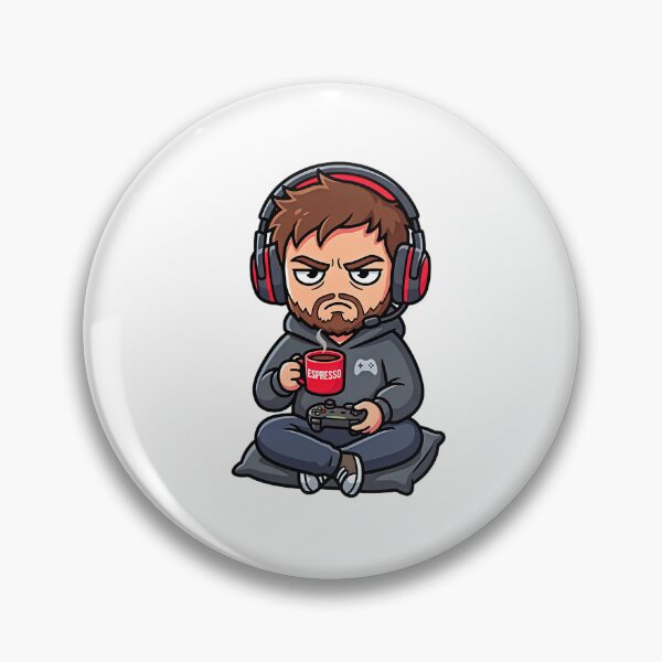 Item preview, Grumpy Gamer Guy Espresso Coffee Lover PC Console Gaming designed and sold by brandByLea.