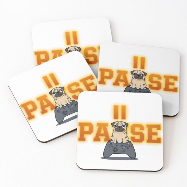 Item preview, Paused Game Pug designed and sold by Christopher Faxon.