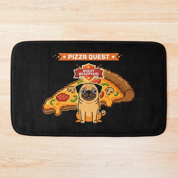Item preview, Pizza Quest Pug designed and sold by Christopher Faxon.
