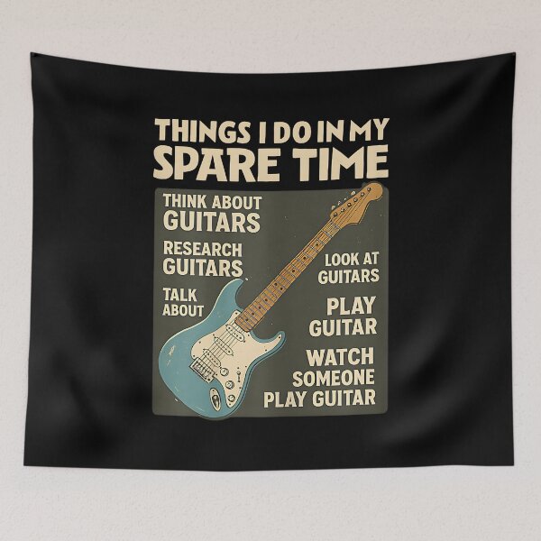 Item preview, Funny Things I Do in My Spare Time Funny Electric Guitarist designed and sold by Goleon12.