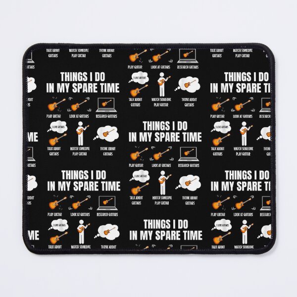 Item preview, 6 Things I Do in My Spare Time Guitar Player designed and sold by Goleon12.