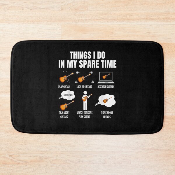 Item preview, 6 Things I Do in My Spare Time Guitar Player designed and sold by Goleon12.