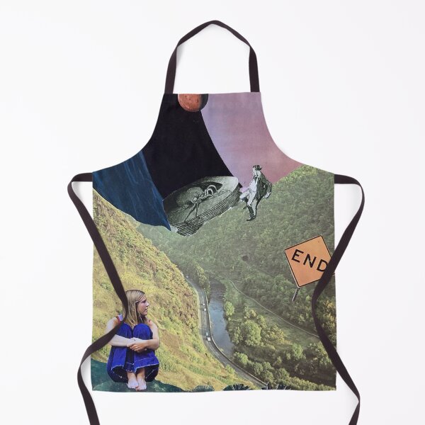 Item preview, Homesick For Another World Collage Art designed and sold by PlayingwithPaper.