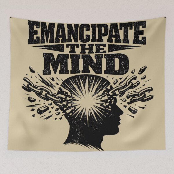 Item preview, Emancipate The Mind designed and sold by SavvyEarth.