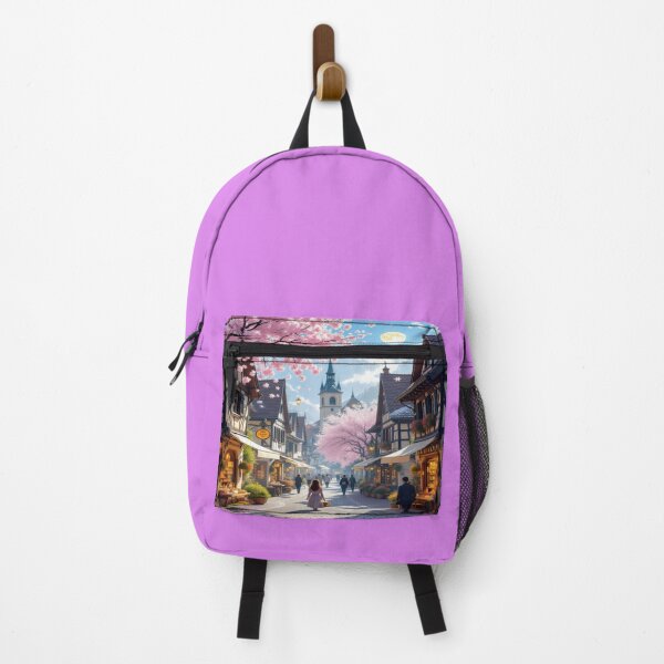 Item preview, Dreamlike Tiny Village Landscape with Magic and Surreal Miniature Vibes designed and sold by FotoworldEdel.
