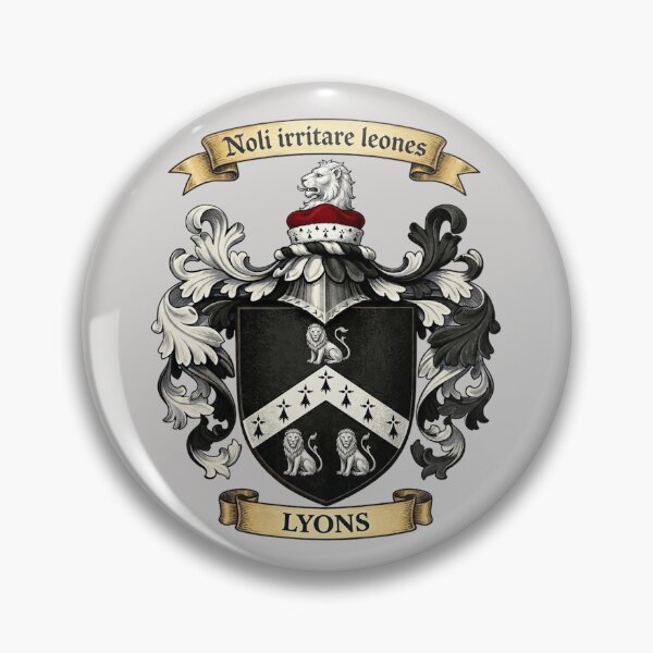 Item preview, The Lyons Family Coat of Arms designed and sold by BagTown Clans.