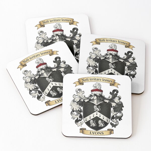 Item preview, The Lyons Family Coat of Arms designed and sold by BagTown Clans.