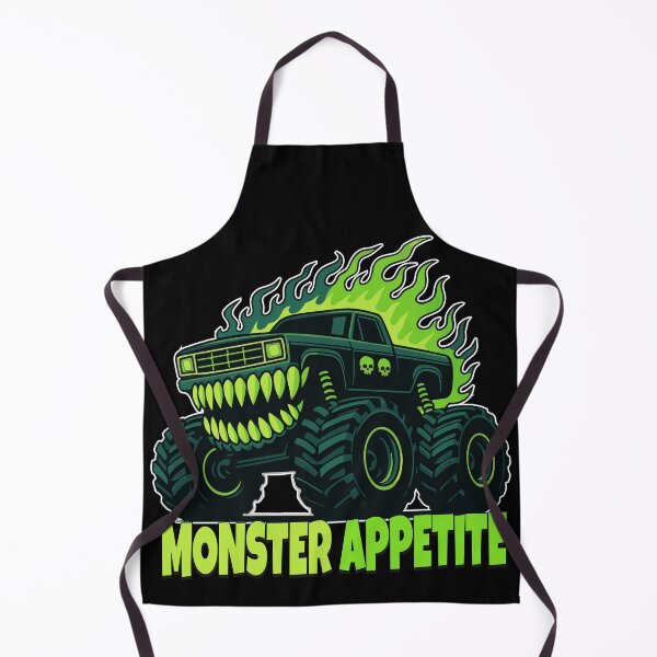 Item preview, Monster Truck Horror Flame - Aggressive Creature Truck Illustration designed and sold by AmazingEG.