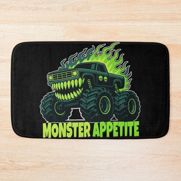 Item preview, Monster Truck Horror Flame - Aggressive Creature Truck Illustration designed and sold by AmazingEG.