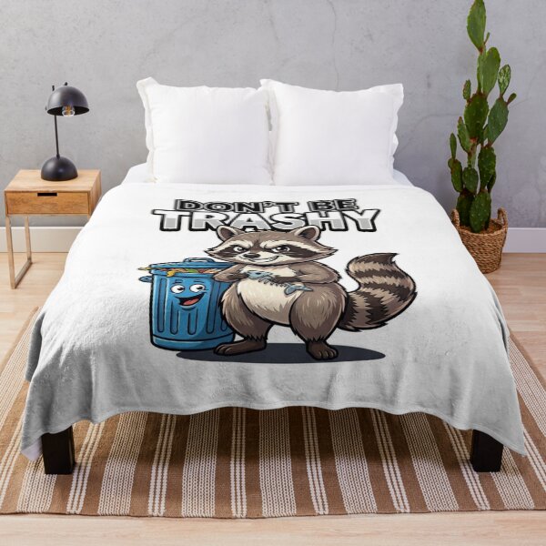 Item preview, Funny Raccoon Don’t Be Trashy Design designed and sold by Shopex10.