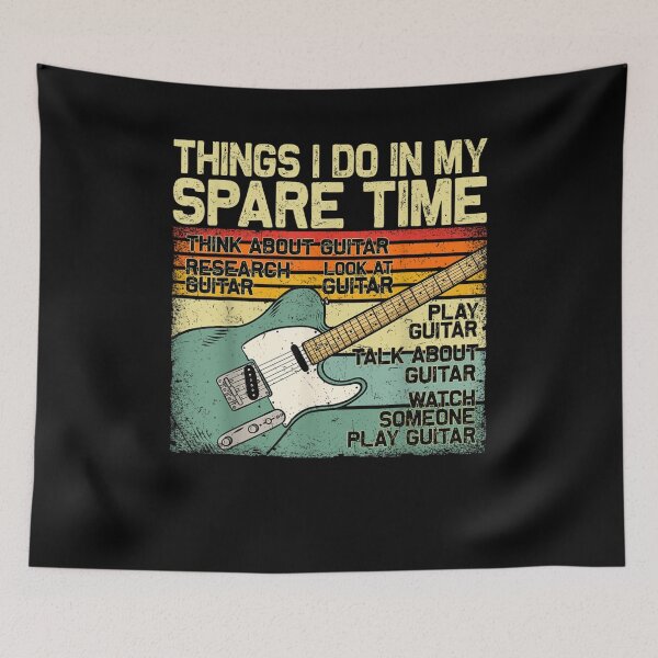 Item preview, Things I Do in My Spare Time Funny Guitar Bass Guitarist designed and sold by Goleon12.