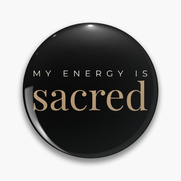 Item preview, My Energy Is Sacred Minimalist Wellness Quote designed and sold by Becheer.