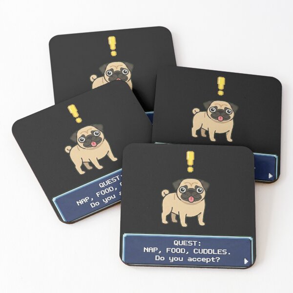 Item preview, Quest Pug designed and sold by Christopher Faxon.