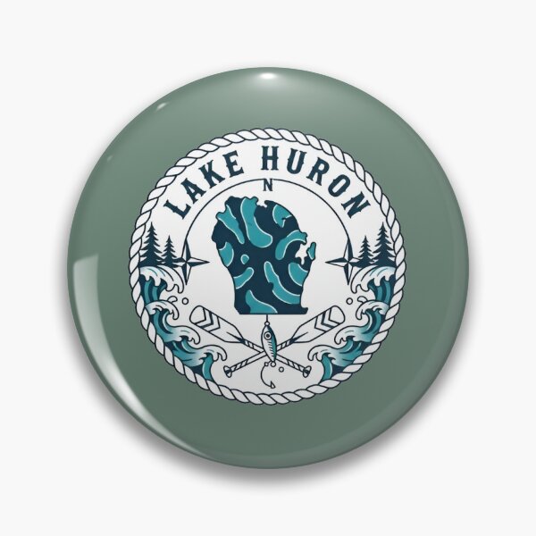 Item preview, Lake Huron designed and sold by Broken Antler Designs .