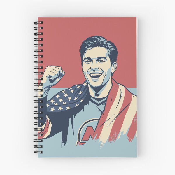 Item preview, Jack Hughes Pop Art Poster - New Jersey Devils US Flag Graphic designed and sold by Evaevonechi.