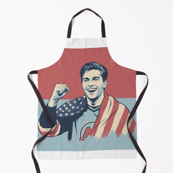 Item preview, Jack Hughes Pop Art Poster - New Jersey Devils US Flag Graphic designed and sold by Evaevonechi.