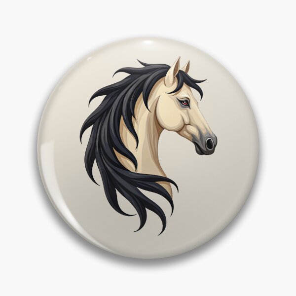Item preview, Buckskin Horse Head | Elegant Equestrian Horse Design designed and sold by Debbie Schulte.