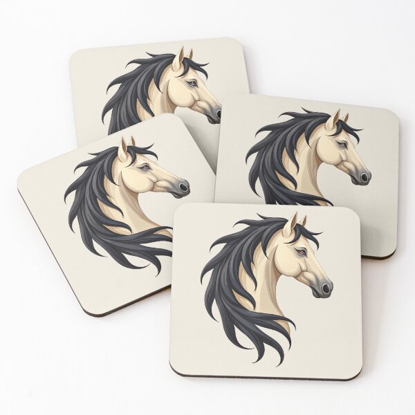 Item preview, Buckskin Horse Head | Elegant Equestrian Horse Design designed and sold by Debbie Schulte.