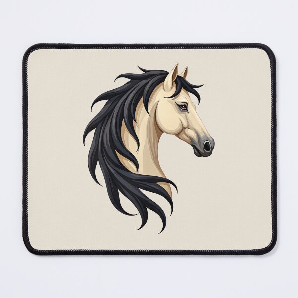Item preview, Buckskin Horse Head | Elegant Equestrian Horse Design designed and sold by Debbie Schulte.