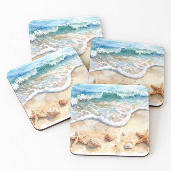 Item preview, Gentle waves on the beach designed and sold by LiskoDesign.