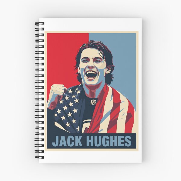 Item preview, Jack Hughes Hope Poster Art - New Jersey Devils US Hockey Icon designed and sold by Evaevonechi.