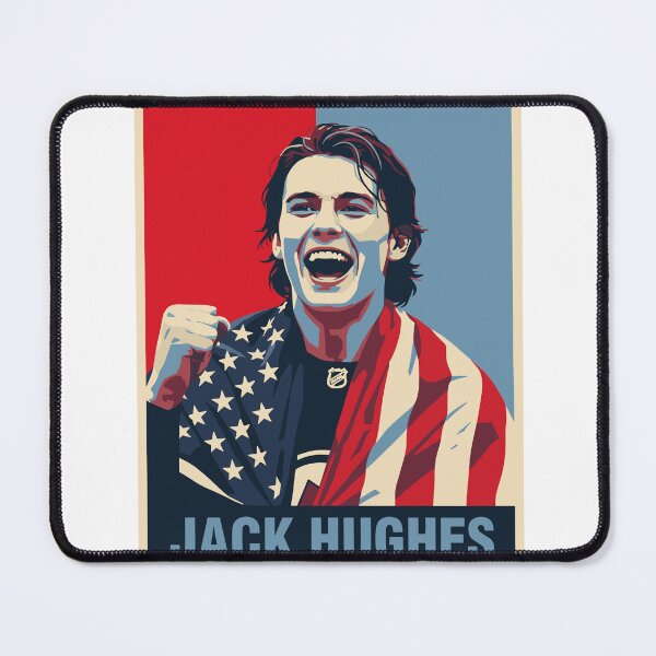 Item preview, Jack Hughes Hope Poster Art - New Jersey Devils US Hockey Icon designed and sold by Evaevonechi.