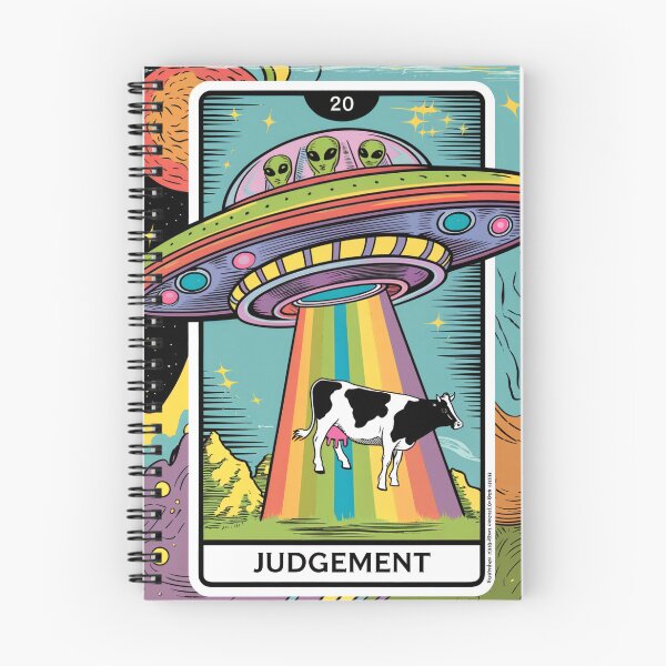 Item preview, Alien Abduction Judgement Tarot Card designed and sold by MinervasCrafts.
