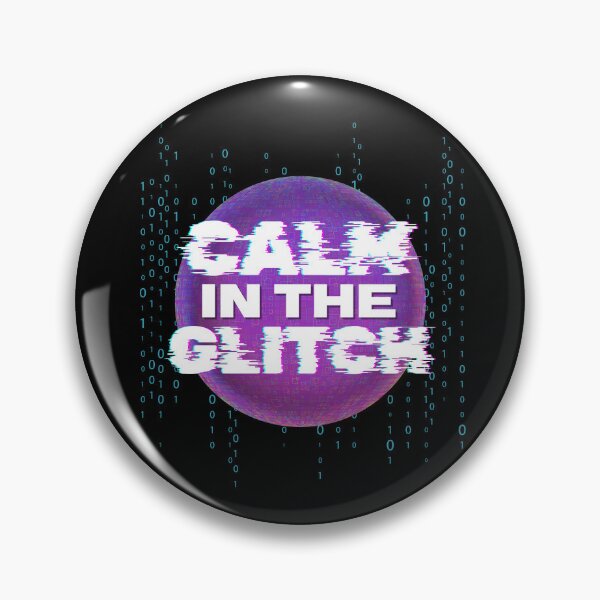 Item preview, Calm In The Glitch - Retro Tech Art designed and sold by JB-designstudio.