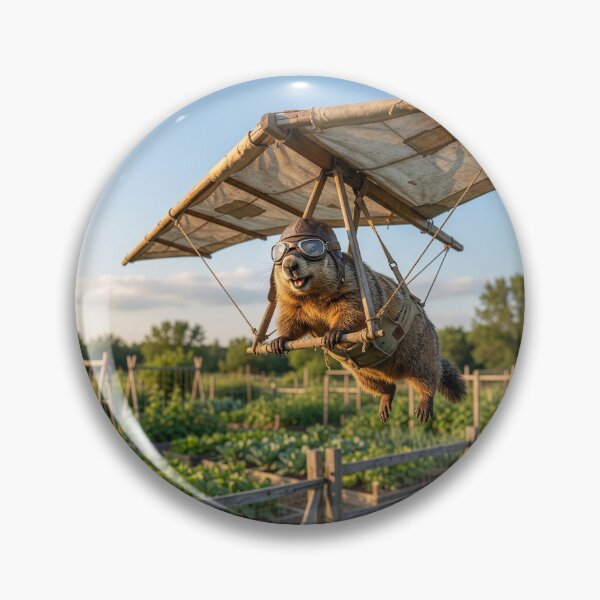 Item preview, Groundhog Conducts Aerial Invasion of Garden designed and sold by Tridentulus.